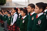 Autoridades Municipales de Zapotlán presiden Honores a la Bandera en el Colegio México