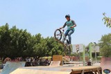 Exhibición de Ciclismo acrobático en la Feria Tuxpan 2016