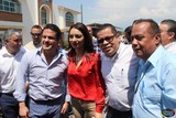 Aspecto de la Gira del Gobernador de Jalisco por Tuxpan y Tecalitlán