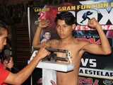 Aspectos de la ceremonia de pesaje y Función Profesional de BOX organizada por el Club UMA en Cd. Guzmán, Jal.
