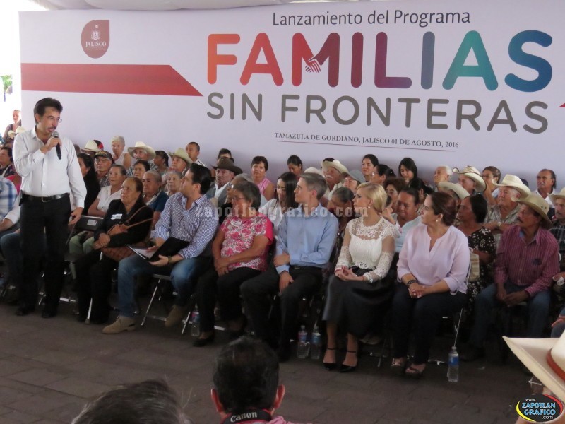 Tamazula es sede del lanzamiento del Programa ” Familias sin Fronteras”