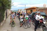 Gran participación en el 5° jueves de Bici-paseo Familiar.