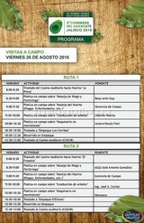 PROGRAMA GENERAL Conferencia y Visitas a Campo 4to. Congreso del Aguacate Jalisco 2016