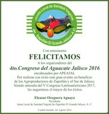 Destacada participación de EXPOSITORES en el 4to. Congreso del Aguacate Jalisco 2016