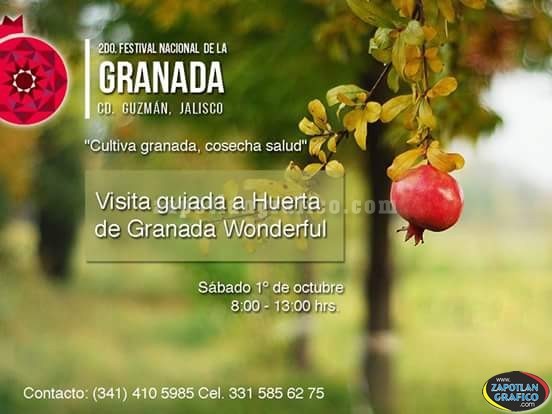 Presentan programa del 2do. Festival Nacional de la Granada Jalisco 2016