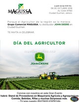 MAGUSSA Cd. Guzmán te invita a Celebrar el DIA DEL AGRICULTOR John Deere 2016