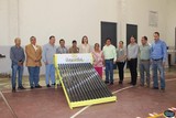 Entrega Mtro. Rene Santiago Macías, 120 Calentadores Solares en el Municipio de Zapotiltic.
