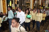 Trabajadores de la Construcción y otras agrupaciones en su tradicional Peregrinación en Agradecimiento a San José de Zapotlán