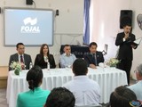 Aspecto de la Inauguración de FOJAL Regional en la CANACO Ciudad Guzmán