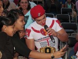 Los Wapayasos convivieron alegremente con el público del Teatro de la Feria Zapotlán 2016