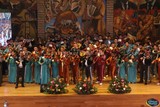 Aspecto de la  Visita de Rubén Fuentes a la Escuela de Música y Colegio México