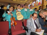 Aspecto de la  Visita de Rubén Fuentes a la Escuela de Música y Colegio México