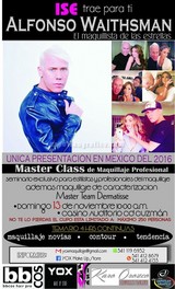 Exclusiva para ISE Master Class de Maquillaje con ALFONSO WAITHSMAN unica presentación en México 2016
