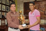 El Presidente Municipal Mtro. René Santiago Macías recibe en el palacio municipal a integrantes de la Selección Zapotiltic, campeones de la Copa de fútbol Telmex 2016.