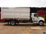 Sistema Roll-off para carga y descarga de contenedores para camión rabón y camión tandem