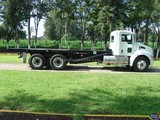 Sistema Roll-off para carga y descarga de contenedores para camión rabón y camión tandem