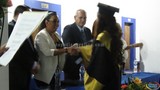 Aspecto de la Graduación de Licenciados en Mercadotecnia, Administración de Empresas y Ciencias de la Educación de la UAL Cd. Guzmán, Generación 2013-2016
