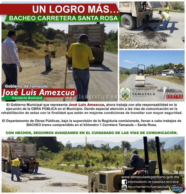 INFORMACIÓN del Gobierno Municipal de Tamazula de Gordiano, Jal.