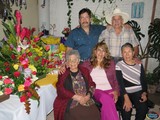 Aspecto del Festejo de Doña ELENA CONTRERAS BERNARDINO en sus 90 Años de Vida