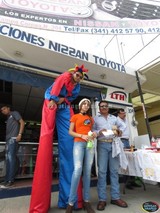 En Grupo Automotriz NIZZAN TOYOTA asistimos para apoyar su 28 Aniversario y Promocionar sus Descuentos