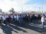 Aspecto del Banderazo de salida al Primer Embarque de Aguacate de Jalisco a USA