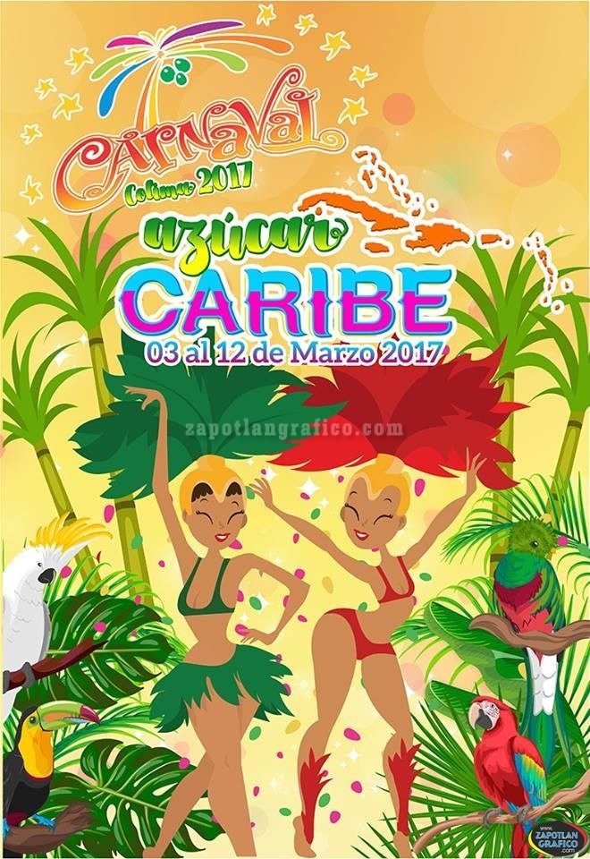Cartel Carnaval Colima 2017