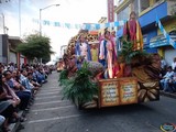 ASpecto del Tradicional Recorrido de Alegorías en Honor de la Virgen del Sagrario de Tamazula 2017