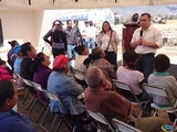 Aspecto de la visita del Secretario de Infraestructura y Obra Pública del Gobierno de Jalisco, Netzahualcóyotl Ornelas Plascencia en Zapotlán El Grande