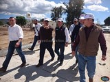 Aspecto de la visita del Secretario de Infraestructura y Obra Pública del Gobierno de Jalisco, Netzahualcóyotl Ornelas Plascencia en Zapotlán El Grande