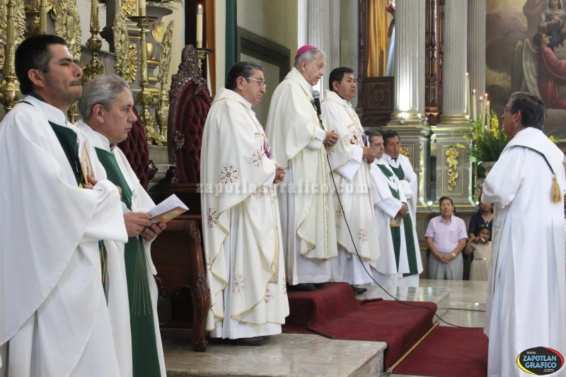 Aspecto de la Ordenación de Omar Meza, Simón Aguilar, Carlos López y Jesús Reynaga