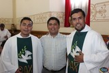 Aspecto de la Ordenación de Omar Meza, Simón Aguilar, Carlos López y Jesús Reynaga