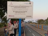 Aspecto de la Gira de Supervisión e Inauguración de Obras en el Municipìo de Zapotiltic, Jal.