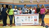 Aspecto de la Inauguración del 2do. Torneo de Voleibol Empresarial CANACO Cd. Guzmán 2017