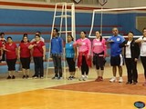 Aspecto de la Inauguración del 2do. Torneo de Voleibol Empresarial CANACO Cd. Guzmán 2017