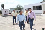 José Luis Amezcua supervisa rehabilitación del Hospital de Primer Contacto de Tamazula