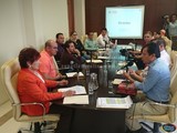 Aspecto de la Reunión del CEA con Ayuntamiento de Tamazula, presentando el proyecto de la OPD del Agua Potable