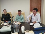 Aspecto de la Reunión del CEA con Ayuntamiento de Tamazula, presentando el proyecto de la OPD del Agua Potable