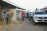 Aspectos del MONTAJE en la Expo Agrícola Jalisco 2017