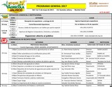 PROGRAMACIÓN GENERAL Expo Agrícola Jalisco 2017