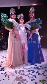 Aspecto del Certamen donde coronan a Citlali, reina de la Feria Zapotiltic 2017