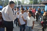 Inauguran domo escolar en primaria Pablo Luis Juan en Cd. Guzmán, Jal.