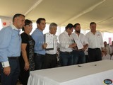 Aspecto de la Firma del Convenio de Colaboración con la Asociación Nacional de Exportadores de Berries, Gobierno Estatal, SEDATU e Infonavit