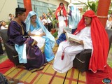 Aspecto de las Alegorías y Trono 2017 en Honor del Señor del Perdón en Tuxpan, Jal.
