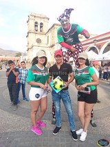 Aspecto de las Dinámicas Futboleras de NISSAN RANCAGUA Cd. Guzmán, festejando a Papá con Excelentes Promociones