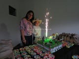 Alegre y Campirano festejo de Cumpleaños del pequeño Cesar Ismael Chávez Villalbazo en compañía de familiares y amigos.