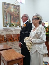Aspecto de la Celebración de Bodas deOro de Doña Mary González y Don Jaime Zárate