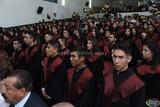 Aspecto del Acto Académico de la Generación 2014-2017 de la Preparatoria Regional de Tamazula, Jal.