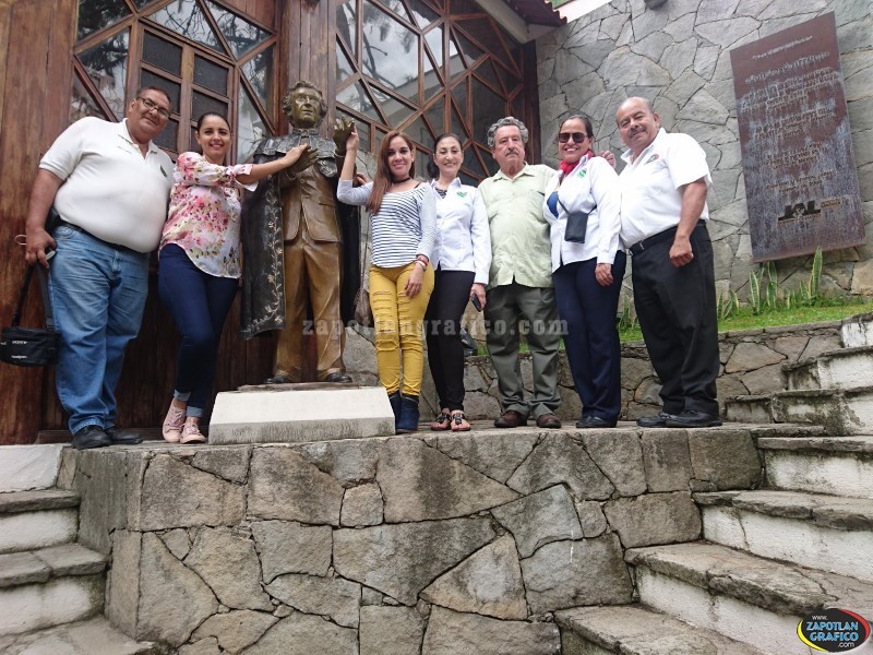 Aspecto de la visita de integrantes de CONAPE INTERNACIONAL a Cd. Guzmán, Jal.
