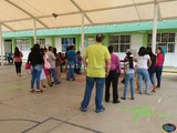 ASpecto de la Jornada de la Consulta Popular de la Ciclovía Universitaria de Zapotlán El Grande, Jal.