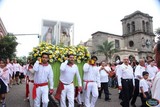 ASpecto del Tradicional REPARTO DE DÉCIMAS Anunciando la Festividad Josefina 2017